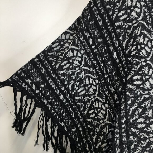 Free People Open Front Fringe Short Sleeve Kimono Cardigan Size  XS - Picture 14 of 16